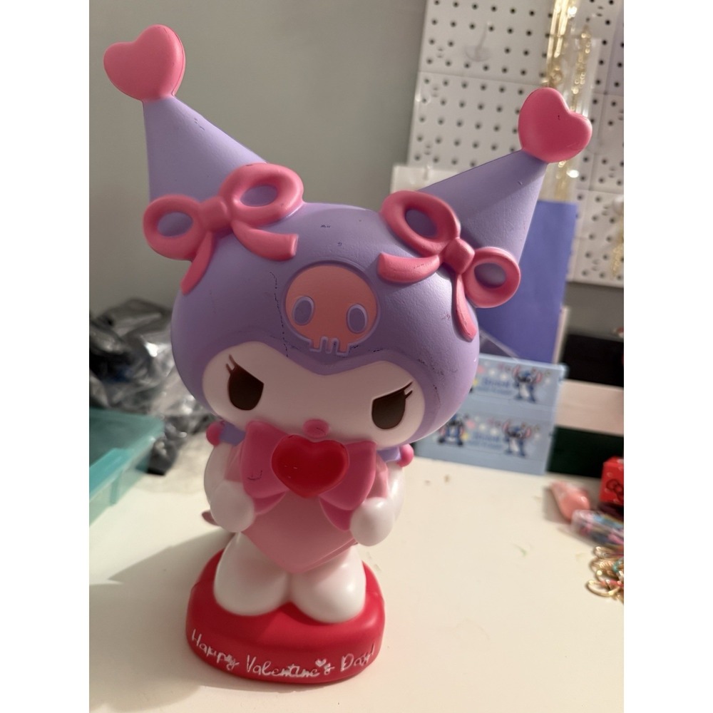 Kuromi LED Valentines Day 12 Inch Blow Mold Sanrio Hello Kitty Gemmy 2026 Purple